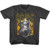ACDC Flaming Guitar T Shirt