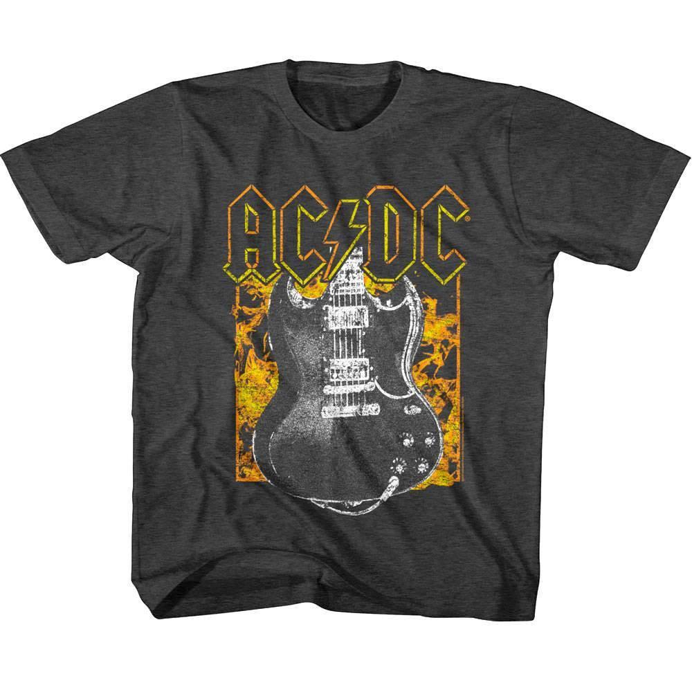 

ACDC Flaming Guitar T Shirt M