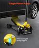 Low Profile Floor Jack 3 Ton Heavy Steel Single Piston Hydraulic Pump