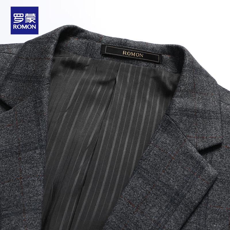 Luomeng Men's Slim Fit Stretch Business Suit Set