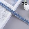 12m Braid Trim 1.5cm Width Decorative Woven Braid Trim Curtain Lace Clothing Neckline Cuff DIY Sewing Decoration Accessories