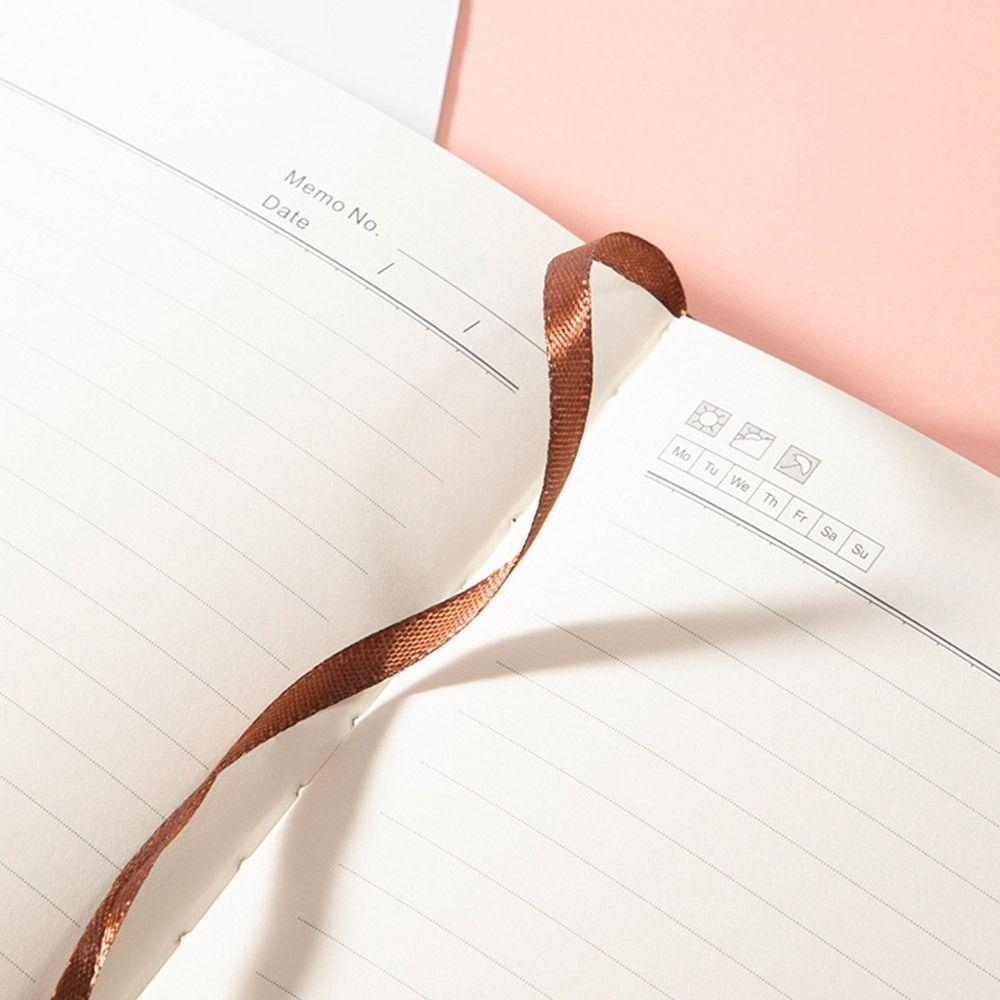 200 Pages Business Office Notebook PU Leather Cover Diary Students Notebook  Agenda Organizer