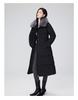 Women’s Long Fur Lapel Windproof Thicken Warm Winter Jacket