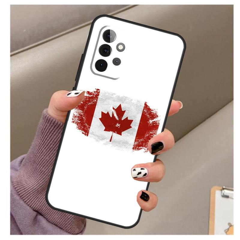Canada Canadian Flag Case For Samsung Galaxy A34 A54 A14 A06 A16 A26 A36 A56 A12 A32 A52 A13 A33 A53 A15 A35 A55