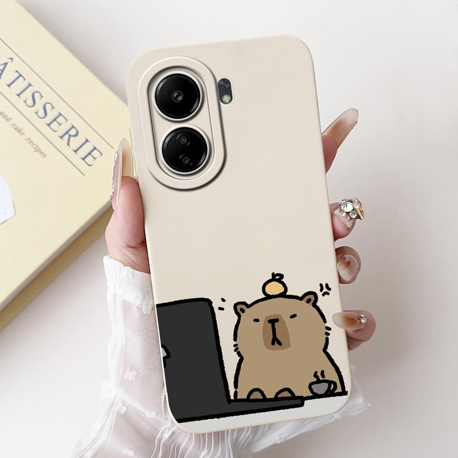 For Redmi 13C 4G Case Cute Rabbit Cartoon Protective Cover For Xiaomi Redmi 13C 2023 Phone Cases Redmi13C 13 C Shockproof Bumper