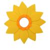 1 Set Mini Desk Goose Outfit Spring Summer Cute Sunflower Hat And Green Dress Felt Desk Goose Costume for 7 Inch Goose Statue Home Office Table Decor