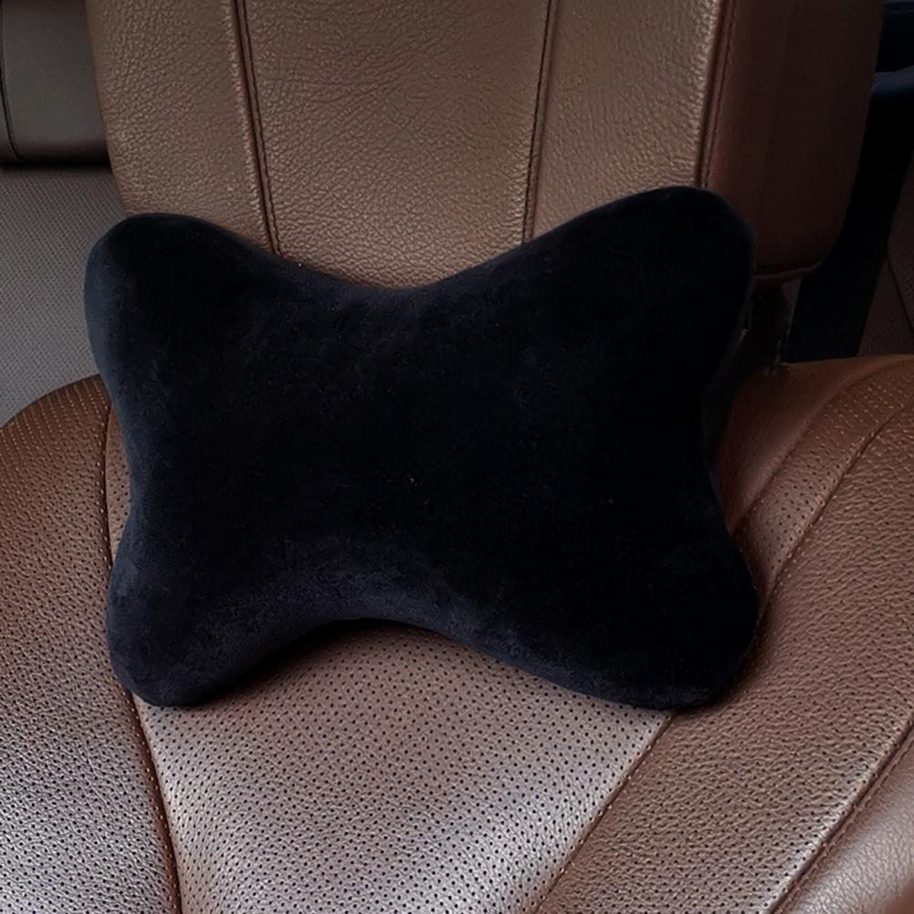 Neck Pillow Detachable Super Soft Polyester High Elasticity Headrest Cushion for