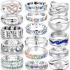 925 Silver Infinite Love Ring Original Luxury Design Zircon Finger Rings For Women High Quality Wedding Jewelry Gift