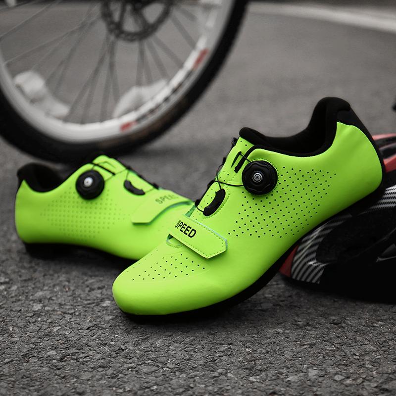 New Type of Bicycle Shoes with Multiple Functions Without Lock Road Lock Mountain Lock with Three Working Functions Bicycle Racing Shoes