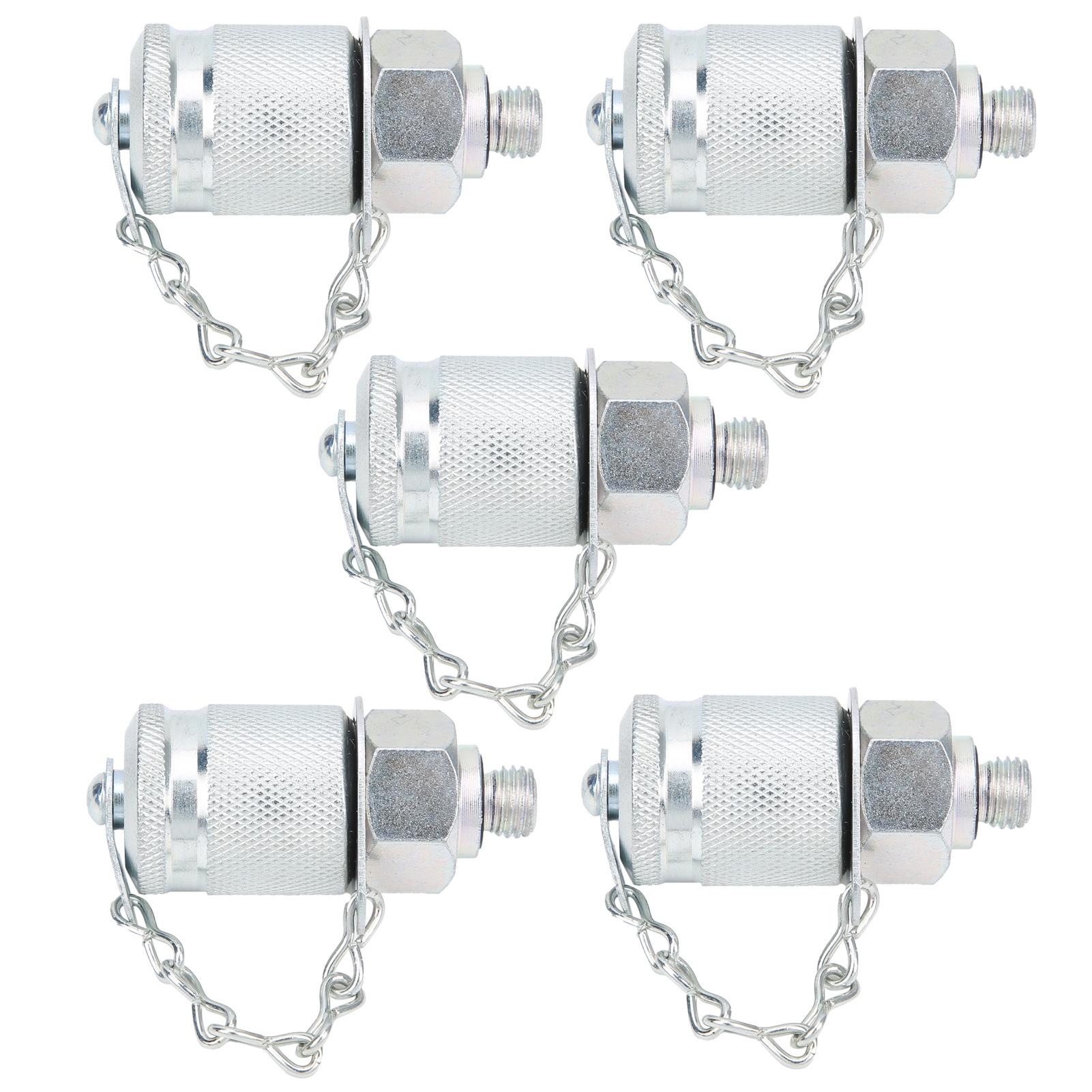 

5 шт. Гидравлический испытательный адаптер резьбовая испытательная муфта соединители измерение давления PTPPTM10 x 1,25