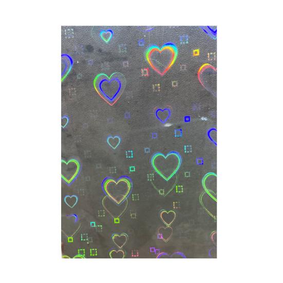 3Pcs/Set Nail Sticker Aurora Effect Heart Pattern DIY Holographic Adhesive Sliders Nail Art