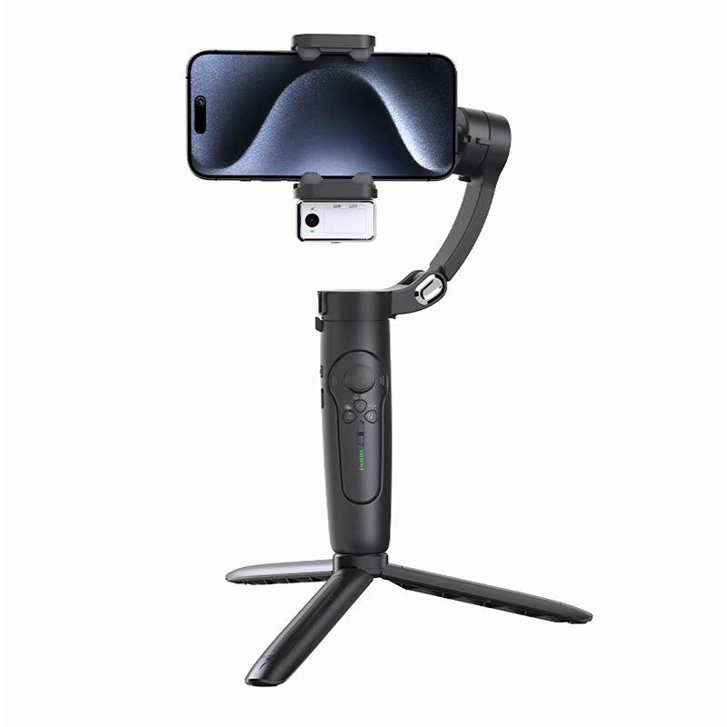 

M3 Mobile Phone Stabilizer: 3-Axis Anti-Shake Gimbal with AI Face Tracking & Detachable Remote for Live Streaming and Handheld Shooting.