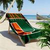 Miami Hurricanes Logo Print Beach Towel, Large Soft Quick Dry Towel for Beach Camping Swimming