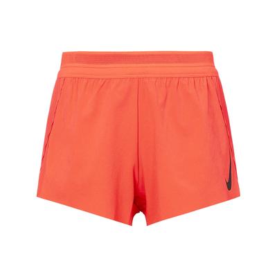 Aero Swift Retro Side Split Fitness Running Shorts Women Shorts Orange CZ9399-635