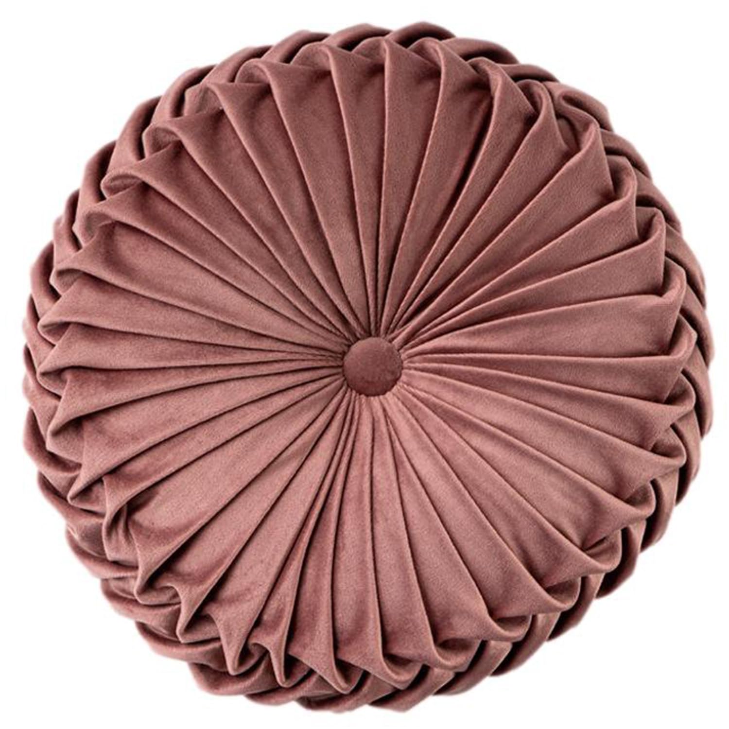 Queen-b Round Cushion, Stylish Round Floor Cushion, 35cm Diameter, Sofa Backrest, Lumbar Support, Glossy, Cute, Flower-Shaped, Chair Cushion, Living R