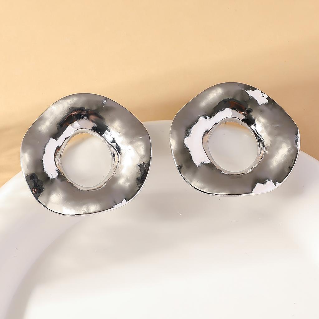 2PC Women's Retro Heavy Metal Alloy Pendant Gothic Punk Geometric Earrings Fashion Zircon Suitable for Party and Festival Gifts