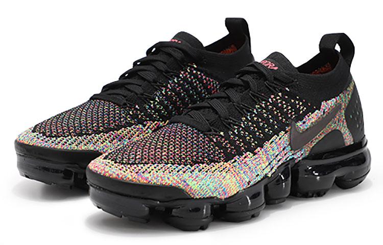 Nike Air VaporMax Flyknit 2 Black Multi Color Women's 942843-015
