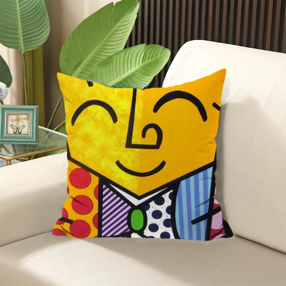 

Бритто Наволочка для подушки × Набивные подушки Наволочки Декоративные подушки для дивана Элегантные чехлы для комнаты Сон Домашний текстиль 30x30cm чёрный