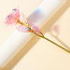 Colorful Gold Foil Rose Flower Handcrafted Artificial Crystal Flower  Party Decoration