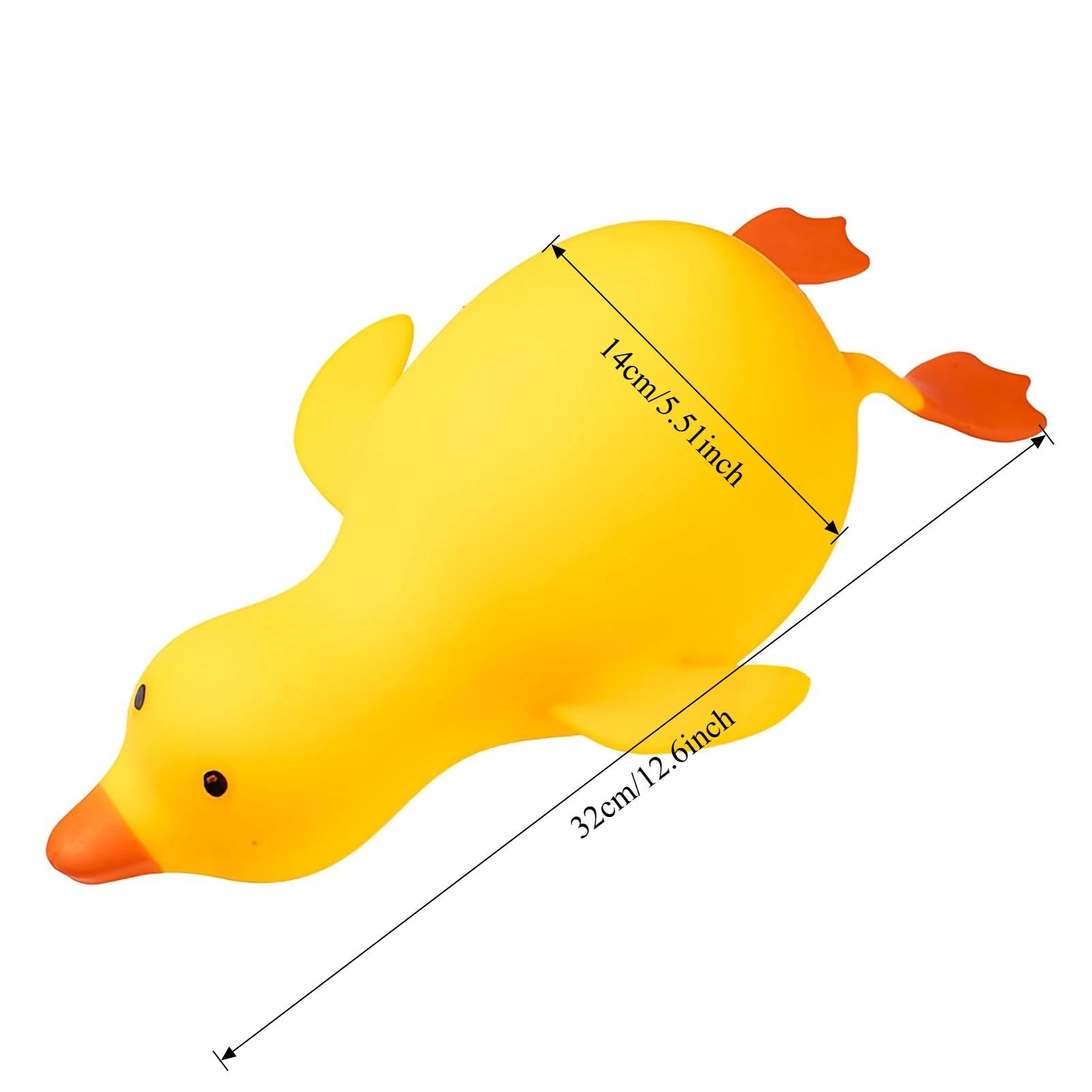 Liela dzeltena pīle mīksta rotaļlieta, jauks