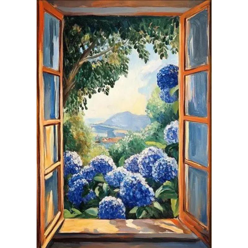 Henri Matisse Open Window Painting Poster Print For Living Room Home Decor Abstract Canvas Painting Modern Landscape Wall Art