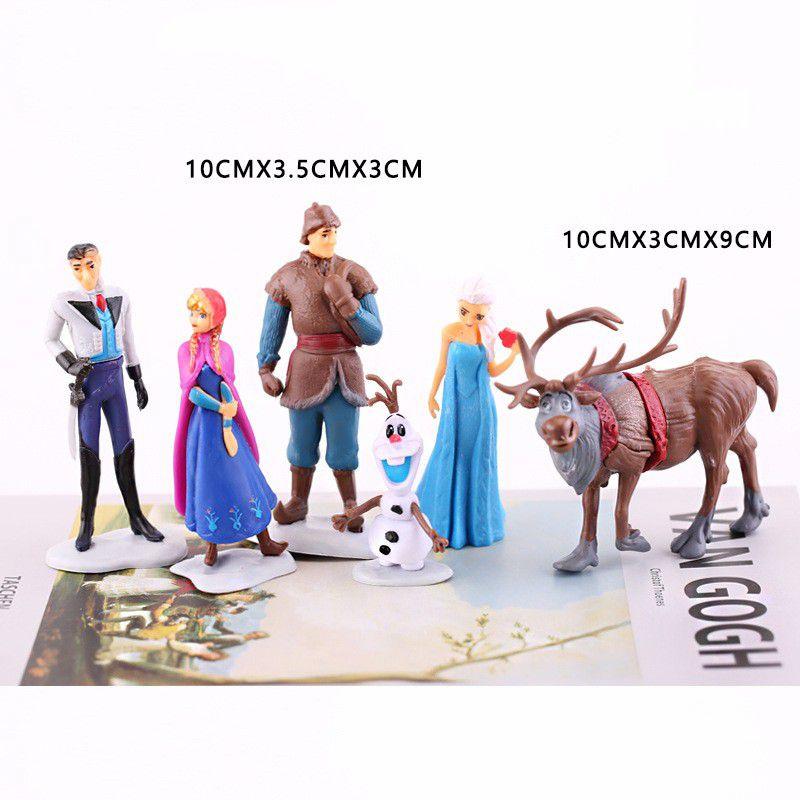 Disney Frozen Princess Figures Toy Blind Box With Anna Elsa Olaf Collectibles For Kids 3 Years Old And Up
