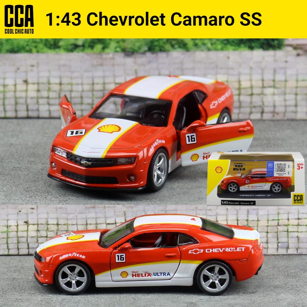

1/43 Chevrolet Camaro SS Super Racing Toy Car Model CCA Diecast Alloy Miniature Free Wheels Pull Back Collection Gift Boys