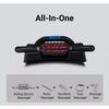 Electric Roller Massager 6 Speed Red LED Illumination Rechargeable Handheld Body Relaxation Fitness Tool Workout Accessory Piece