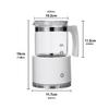 Large Capacity Electric Milk Frother LED Electric Milk Frother Automatic Foam Maker for Hot & Cold Milk Foam Stainless