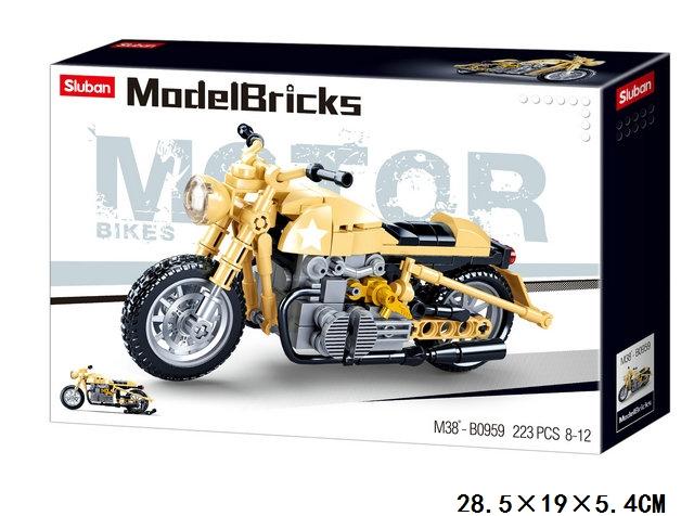 Klocki Sluban Mb Motor Motocykl Wojskowy 223 - B0959