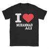 I Love Muhammad Alii T Shirt Summer  Classic T Shirts Cotton Hip Hop Tee Shirt For Men Short Sleeve Loose Tops