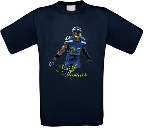 Earl Thomas Seattle Football Americano TShirt Unisex T-Shirt XXXXL