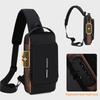 Password Lock Anti-Theft Men's Bag Men's Chest Bag Casual Sports Small Backpack Shoulder Crossbody Bag Motorcycle Bag