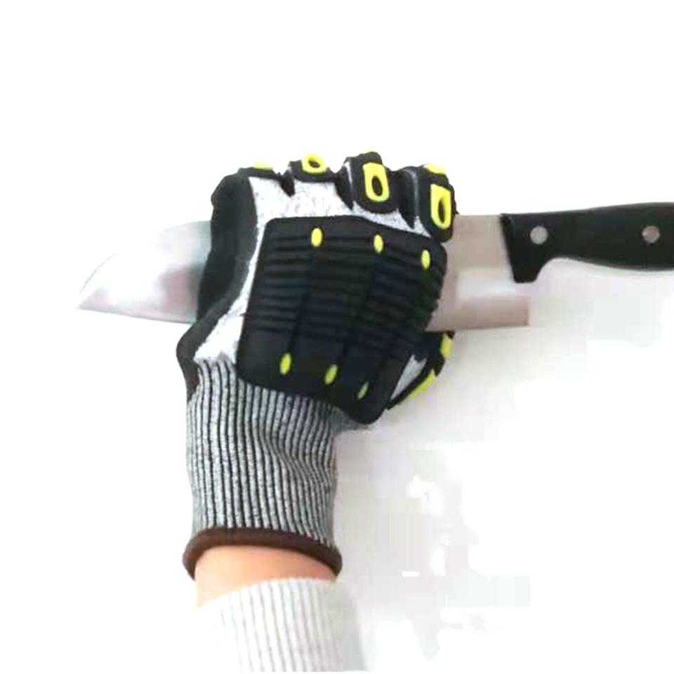Ekai Directly Supplied Manufacturer Tpr Anti-Cut (ANSI/ISEA Level 2) Tear-Resistant Anti-Collision Anti-Smash Gloves (Black,L) чёрный