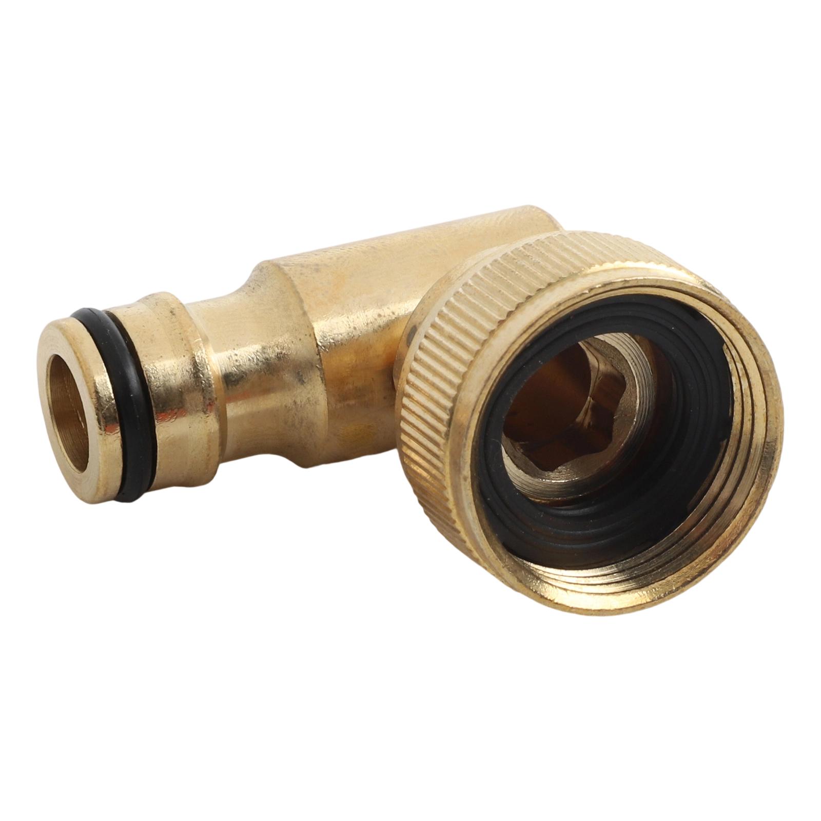 

Brass Hose Adapter 3/4 BSPF Threaded Tap Connector 90 Degree Nipple Quick Connect Garden Hose Fittings For Watering Irrigation China Mainland