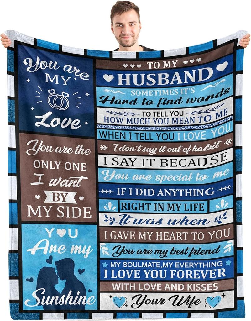 Idea Gifts For Dad Blankets for Father's Day Mother's Day Anniversary Birthday Thanksgiving for Mom Uncle Aunt Grandpa Grandma