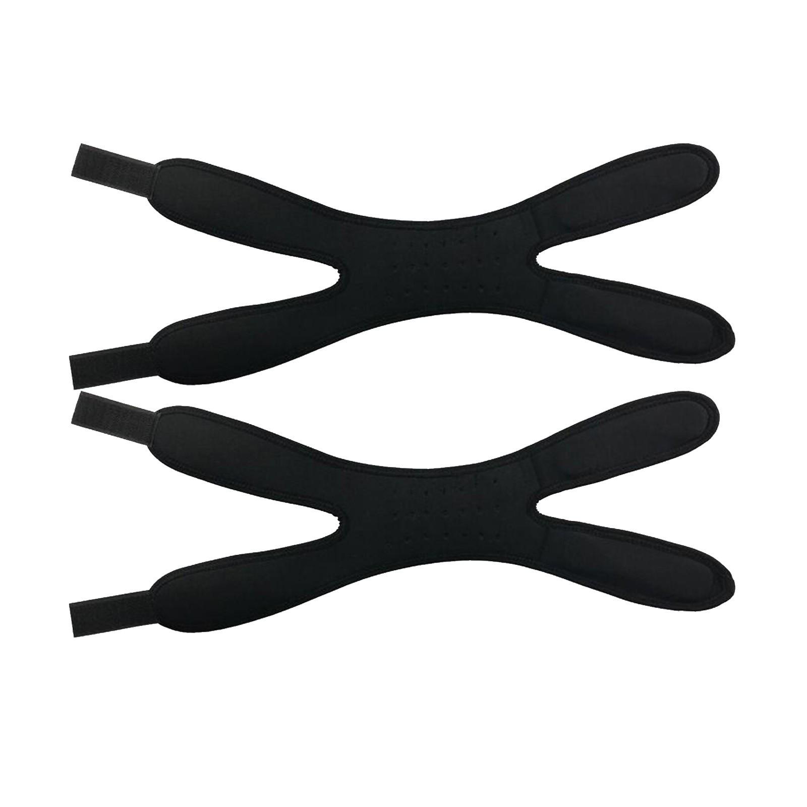 

Наколенники с ремешком на колено, спортивные, беговые, летние, компрессионные, для мужчин и женщин, для баскетбола, альпинизма, велоспорта чёрный