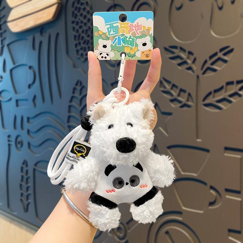 Charming West Plush Highland Terrier Keychain Perfect For Parties Celebrations And