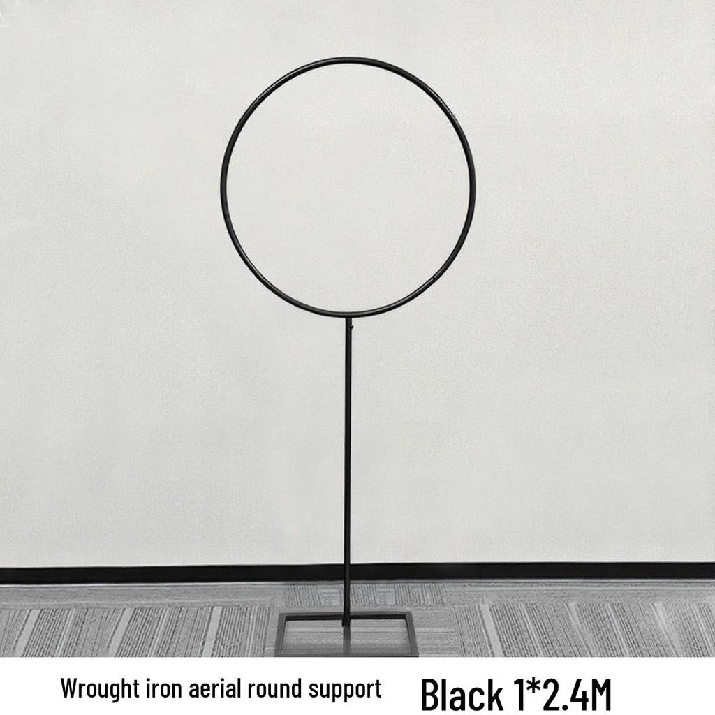 Festival Stage & Wedding Decoration: Wrought Iron Hollow Round Bracket