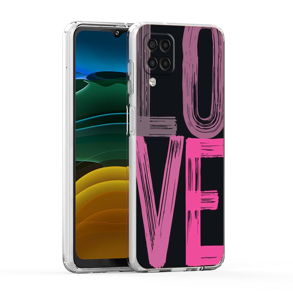 Colorful Love Heart Phone Case For Samsung Galaxy A13 A33 A35 A55 A73 A53 A23 A51 A71 A21S A31 A41 A05s A03S A15 A25 5G Cover