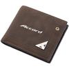 Frosted Leather Car Logo Wallet Coin Pocket Photo Card Men Purses For Honda Mugen Power Civic Accord CRV Hrv Jazz VTEC Accessory FL3