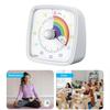 Mini Temporizator Electronic cu Cadran Curcubeu Colorat Dispozitiv de Gestionare a Timpului Funcționare Silențioasă Instrument Temporizator pentru Copii și Adulți