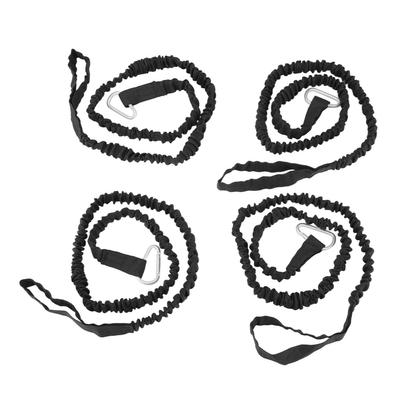 4Pcs Kayak Paddle Rope Super Stretchy Anti Lost Portable Nylon Canoe Paddle Leash for Drifting