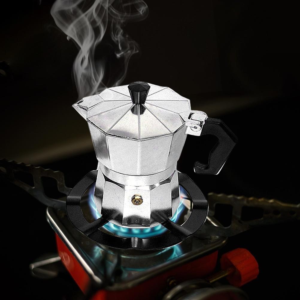 Moka Pot Stove Stand Steel Coffee Pot Holder Gas Range Support Ring  Grate Gas Hob Rack Kitchen