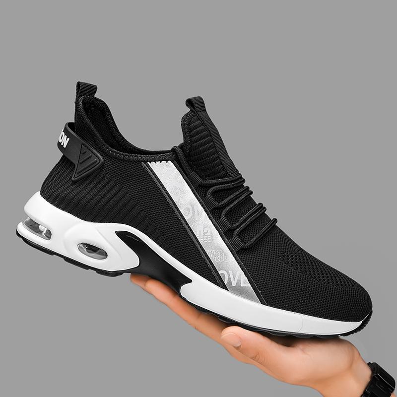 Fashion Lightweight Men's Sports Shoe Breathable Mesh Casual Shoes Summer Running Jogging Walking Shoes 2025 New Fashionable Flat Shoes