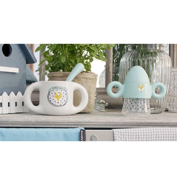 Swabinex Hello Fox Ambidextrous Spout Cup 150ml, Mint, 1 Piece