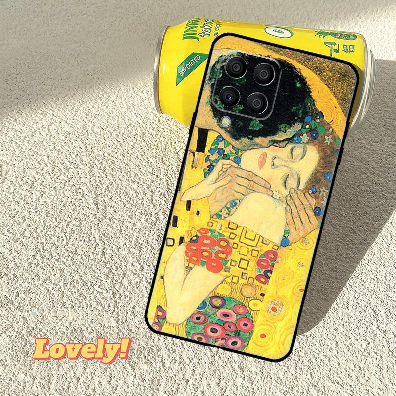 Gustav Klimt Kiss Art Case For Samsung Galaxy M53 M16 M11 M21 M31 M35 M12 M13 M14 M15 M36 M56 M32 M52 M55 M34 M54