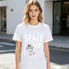 Funny Astronaut Space TShirt Unisex Unisex I Need More Space Graphic Tee Casual Cotton Short Sleeve Shirt