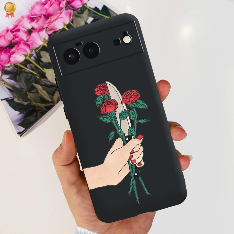 For Google Pixel 6 Case Cute Kawaii Cat Clear Silicone Shockproof Cover Capa For Google 6 Pixel 6 Pixel6 Phone Shell Funda Coque