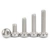 100pcs~5pcs M2 M2.5 M3 M4 M8 304 A2 Stainless Steel GB2672 Six-Lobe Torx Pan Six Lobe Round Head Bolt Screw